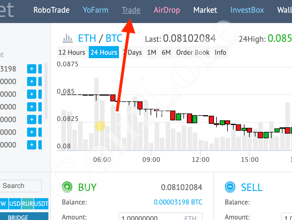 Yobit How to Buy Step 6